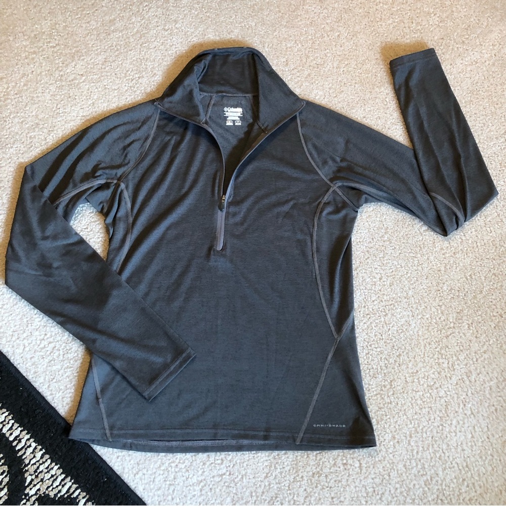 Dark Gray Columbia Titanium Workout Shirt